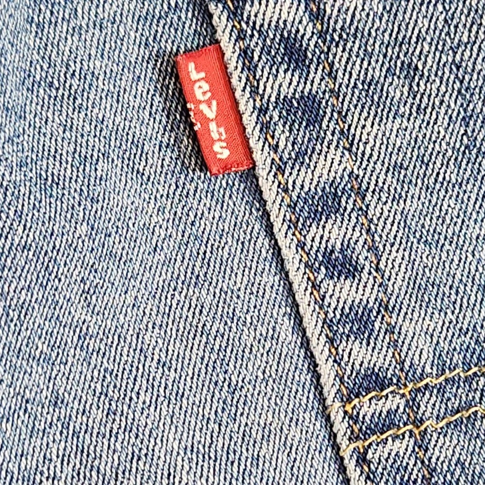 Levi's 512 Slim Taper Fit Light Wash Jeans Classic Blue Denim Mens Size 34x32 - Picture 8 of 11